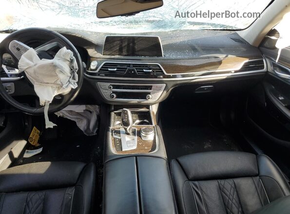 WBA7T2C06LCD71034 2020 BMW 7 SERIES Серебряный Вид панели приборов
