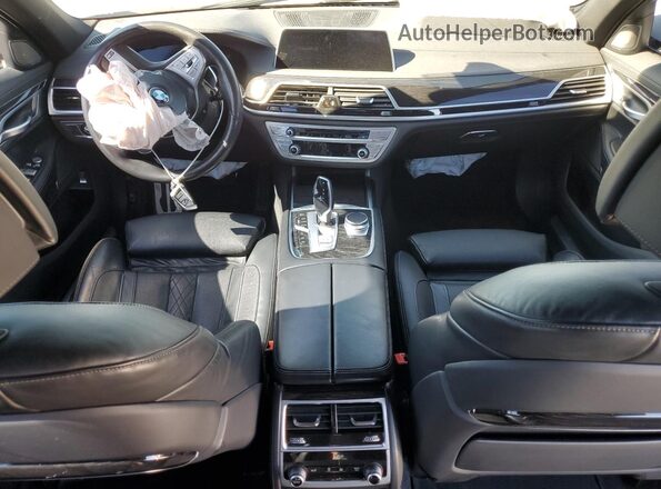 WBA7T2C08LCD59600 2020 BMW 7 SERIES White Widok deski rozdzielczej
