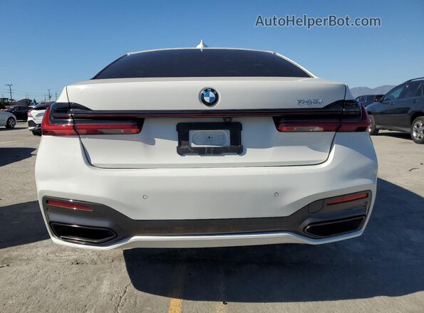 WBA7T2C08LCD59600 2020 BMW 7 SERIES White Widok z tyłu