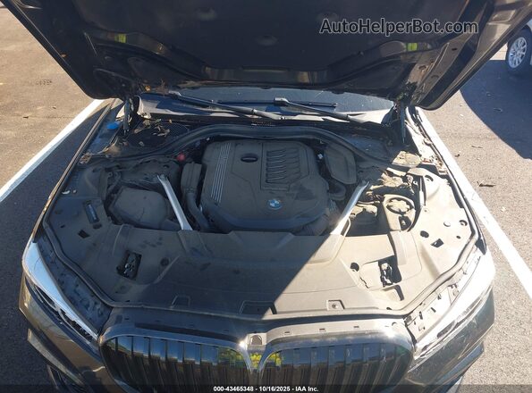 WBA7T2C08NCJ56819 2022 BMW 7 SERIES Black Widok z tyłu