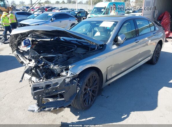 WBA7T2C0XMCF05139 2021 BMW 7 SERIES Серый Передняя левая четверть