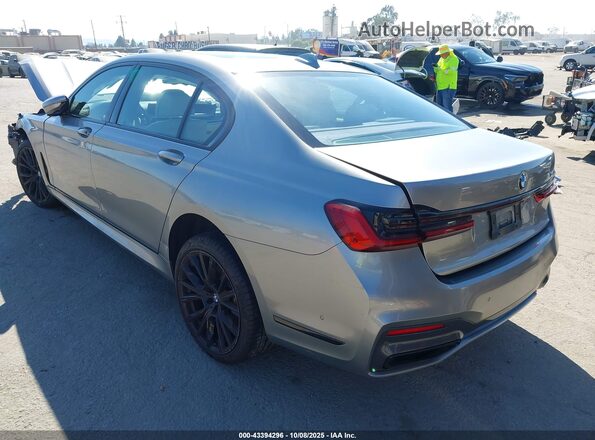 WBA7T2C0XMCF05139 2021 BMW 7 SERIES Серый Задняя левая четверть