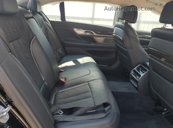 WBA7T4C01NCH64325 2022 BMW 7 SERIES Black Rear seats view