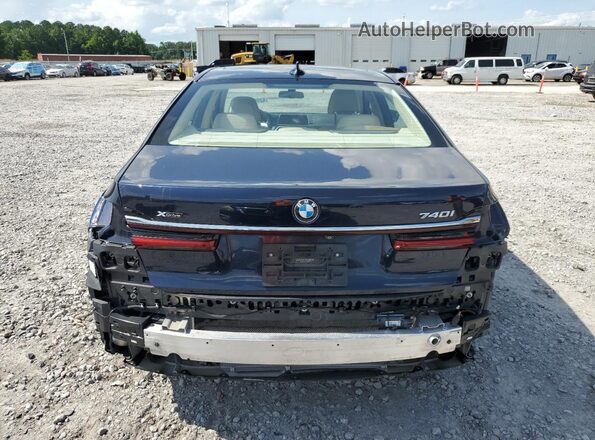 WBA7T4C03LCD68538 2020 BMW 7 SERIES Blue Widok z tyłu