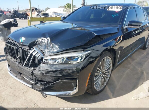WBA7T4C06LCD44640 2020 BMW 7 SERIES Black წინა ხედი