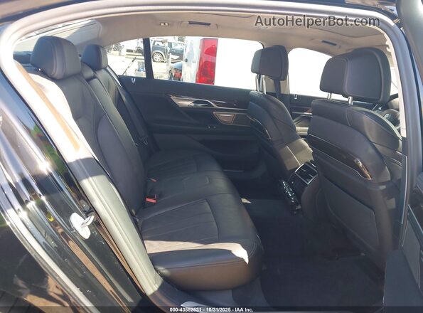 WBA7T4C06LCD44640 2020 BMW 7 SERIES Black VIN კოდის სტიკერის ხედი