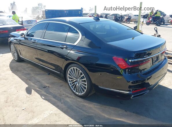 WBA7T4C06LCD44640 2020 BMW 7 SERIES Black უკანა მარცხენა