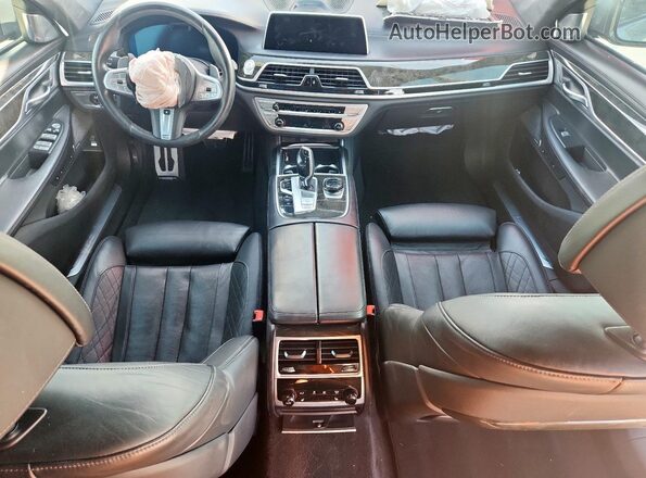WBA7U2C00LCD04913 2020 BMW 7 SERIES Gray Вид панелі приладів