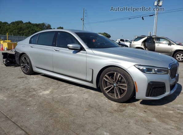 WBA7U2C00LGJ59569 2020 BMW 7 SERIES Серебряный Передняя правая четверть