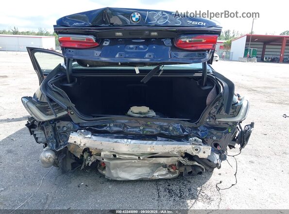 WBA7U2C02NCG91323 2022 BMW 7 SERIES Black Vista frontal