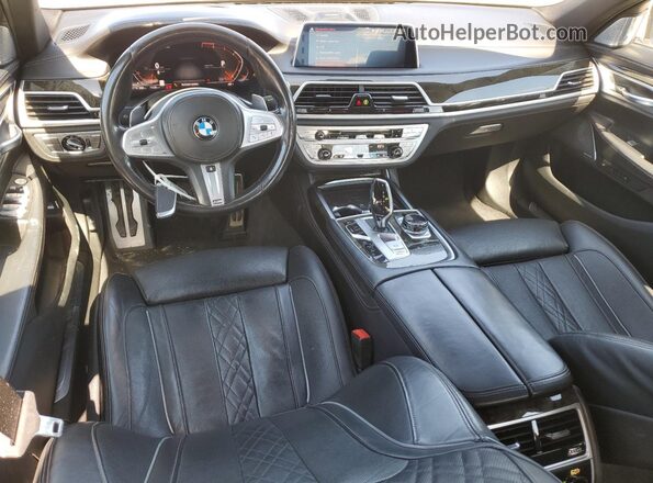 WBA7U2C04LGJ59669 2020 BMW 7 SERIES White Widok deski rozdzielczej