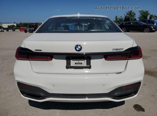 WBA7U2C04LGJ59669 2020 BMW 7 SERIES White Widok z tyłu