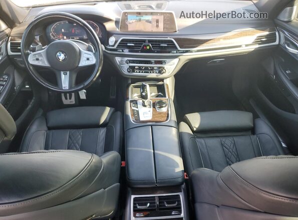 WBA7U2C05MCF67562 2021 BMW 7 SERIES Black Առջևի վահանակի տեսք