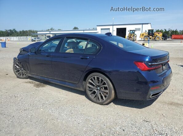 WBA7U2C07NCJ24747 2022 BMW 7 SERIES Blue Հետևի ձախ