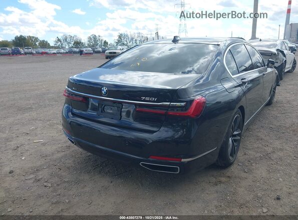 WBA7U2C08LGM27008 2020 BMW 7 SERIES Black Tył prawy