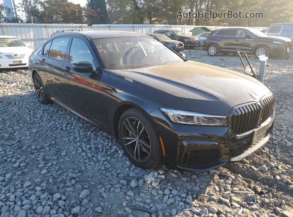 WBA7U2C08MCF89491 2021 BMW 7 SERIES Черный Передняя правая четверть