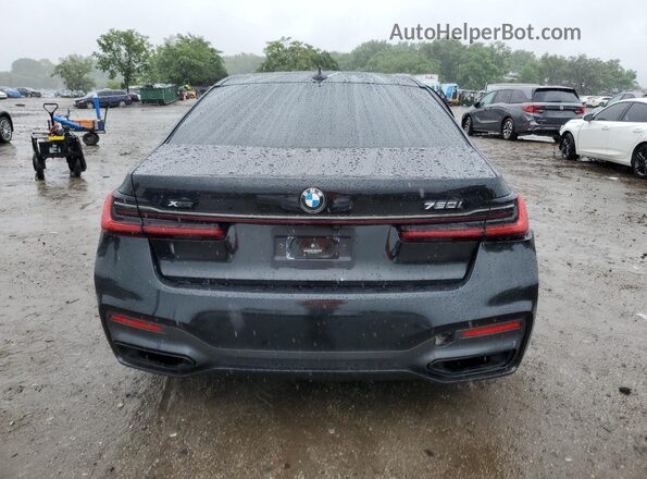 WBA7U2C0XMCF84373 2021 BMW 7 SERIES Black უკანა ხედი