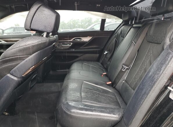 WBA7U2C0XMCF84373 2021 BMW 7 SERIES Black უკანა სავარძლების ხედი