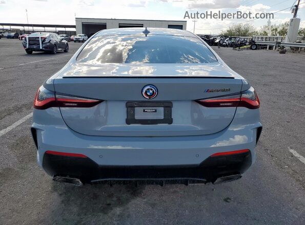 WBA83AP02PCM01237 2023 BMW M4 Gray უკანა ხედი