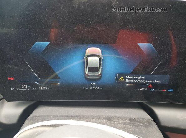 WBA83GG03T7T10855 2026 BMW 2 SERIES Silver Widok zestawu wskaźników