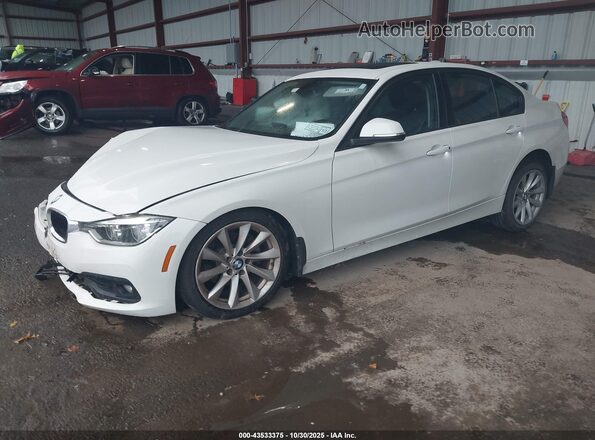 WBA8A3C59JA489399 2018 BMW 3 SERIES White წინა მარცხენა ხედი სამი მეოთხედიდან