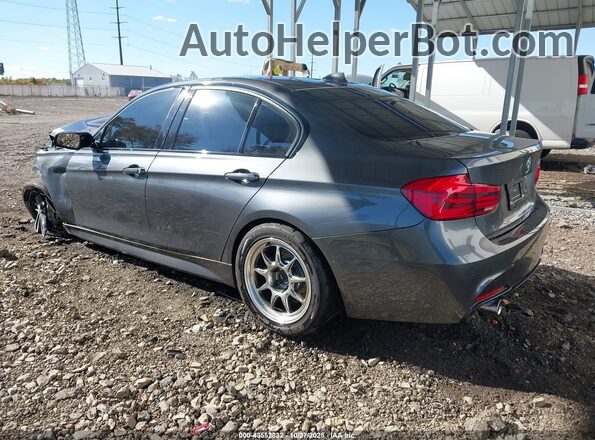 WBA8B3C5XJK384801 2018 BMW 3 SERIES Gray Rear left