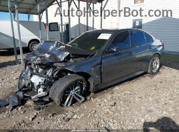 WBA8B3C5XJK384801 2018 BMW 3 SERIES Gray Front left