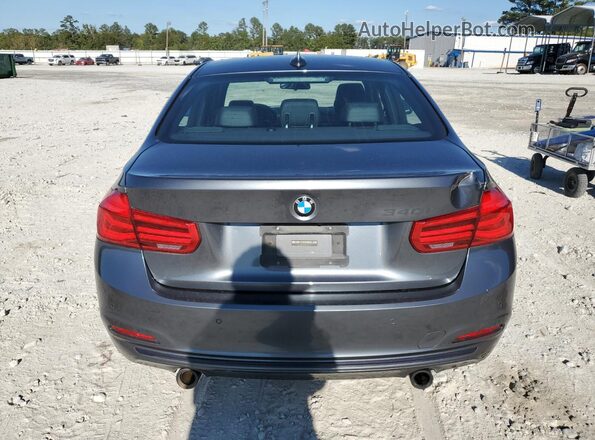WBA8B3G58GNT92414 2016 BMW 3 SERIES Gray Вид ззаду