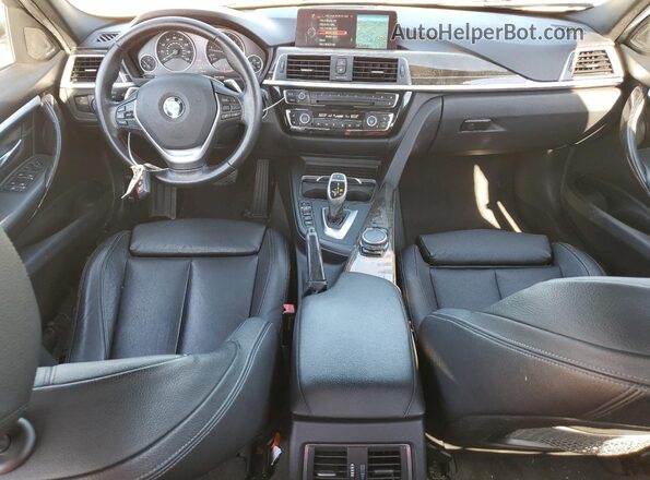 WBA8B3G58GNT92414 2016 BMW 3 SERIES Gray Вид панелі приладів