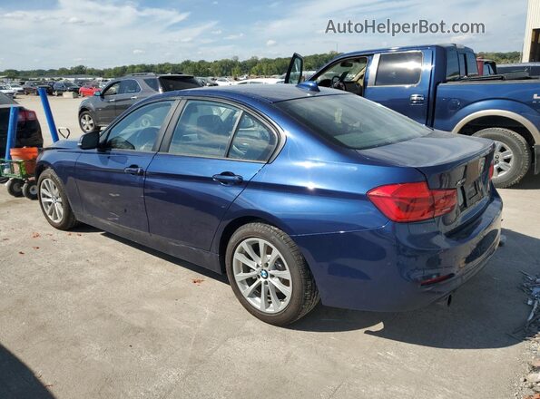 WBA8E5G50JNU48176 2018 BMW 3 SERIES Синий Задняя левая четверть