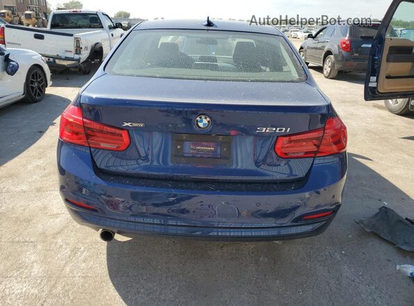 WBA8E5G50JNU48176 2018 BMW 3 SERIES Синий Вид сзади