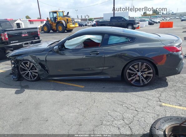 WBAAE2C00PCM47768 2023 BMW 8 SERIES Gray Vista interior de 360 grados