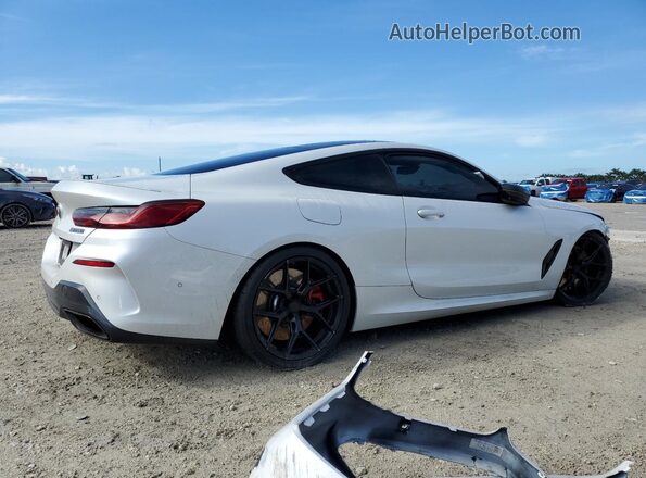 WBABC4C57KBU95557 2019 BMW M8 White Trasero derecho