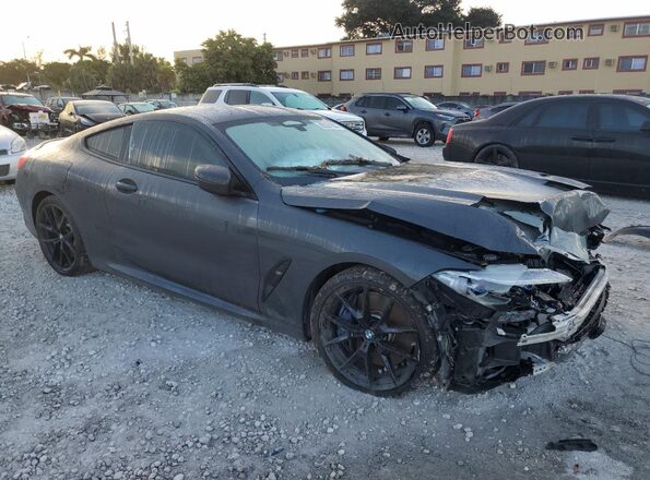 WBABC4C57KBU96353 2019 BMW M8 Gray Передня права чверть