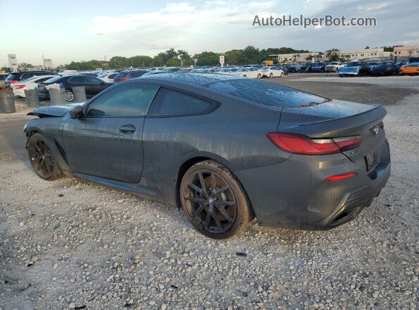 WBABC4C57KBU96353 2019 BMW M8 Gray Задня ліва чверть