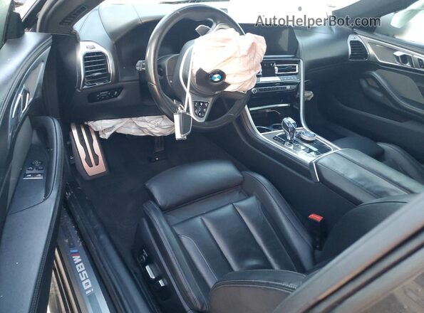 WBABC4C57KBU96353 2019 BMW M8 Gray Вид панелі приладів