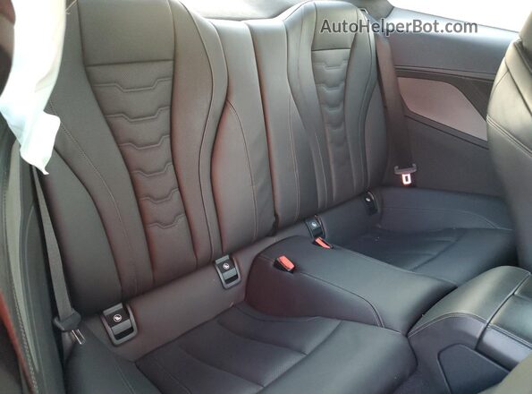 WBABC4C57KBU96353 2019 BMW M8 Gray Вид задніх сидінь