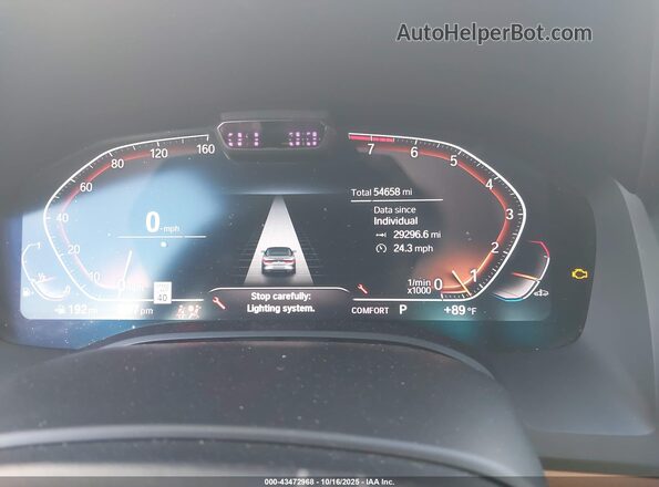 WBADZ2C01LCD26813 2020 BMW 8 SERIES White უკანა სავარძლების ხედი