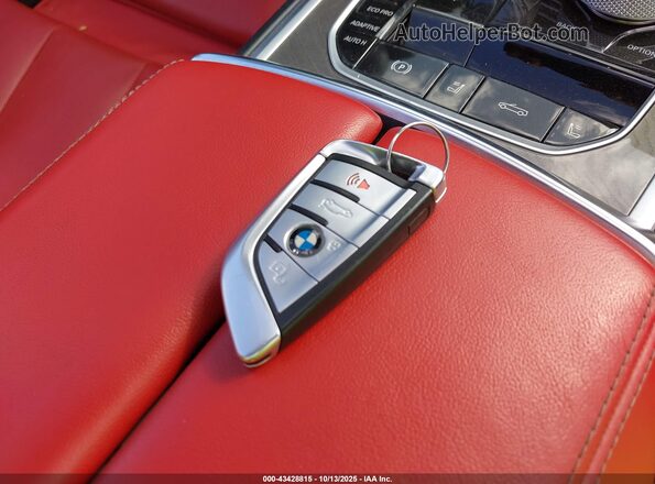 WBAFY4C03MCF29680 2021 BMW M8 Navy Առջևի վահանակի տեսք