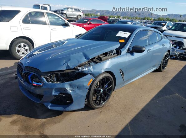 WBAGV2C02NCH67667 2022 BMW 840 GRAN COUPE Light Blue 