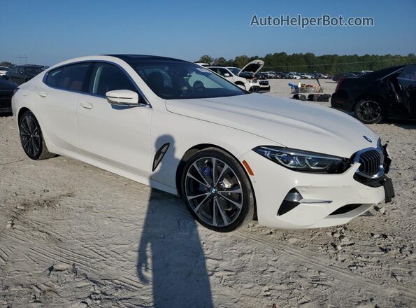 WBAGV2C05LCD46684 2020 BMW 8 SERIES White Front right
