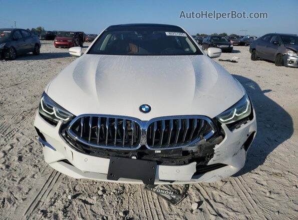 WBAGV2C05LCD46684 2020 BMW 8 SERIES White Front view