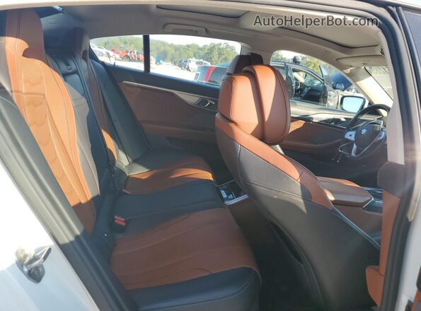 WBAGV2C05LCD46684 2020 BMW 8 SERIES White Rear seats view