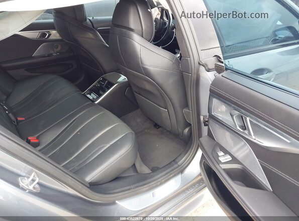 WBAGV2C09MCG42731 2021 BMW 8 SERIES Silver VIN կոդի պիտակի տեսք