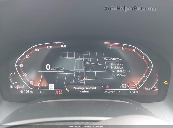 WBAGV4C04LCD73547 2020 BMW 8 SERIES White Вид задніх сидінь