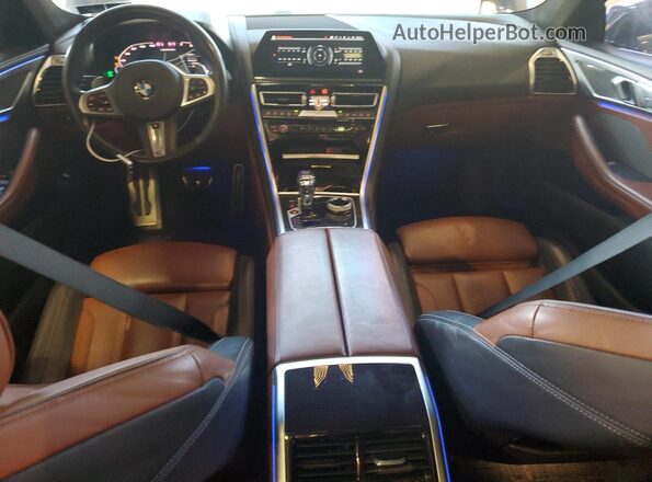 WBAGV8C02LCD94209 2020 BMW M8 Blue წინა პანელის ხედი