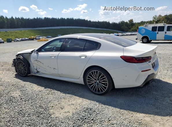 WBAGV8C05NCJ64468 2022 BMW M8 Белый Задняя левая четверть