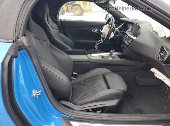 WBAHF9C07LWW33322 2020 BMW Z4 Синий Вид задних сидений