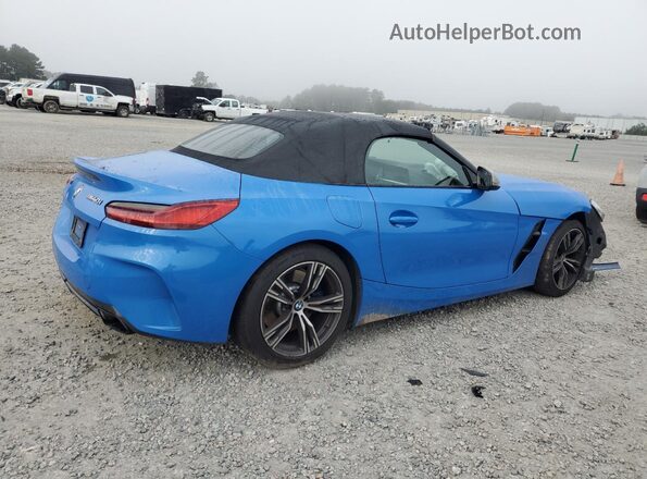 WBAHF9C07LWW33322 2020 BMW Z4 Синий Задняя правая четверть