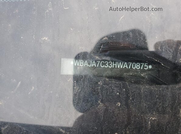 WBAJA7C33HWA70875 2017 BMW 5 SERIES Black Вид підкапотного простору
